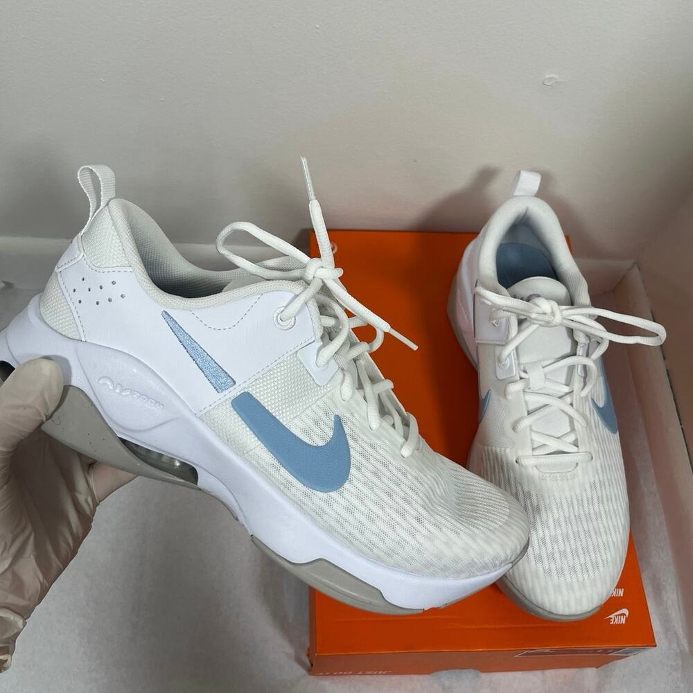Nike Zoom Bella 6 Training Sneakers Women’s 11.5 White Blue DR5720-106